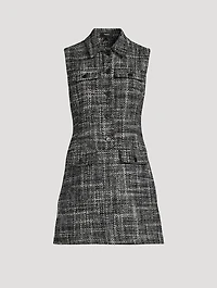Mélange Tweed Mini Dress