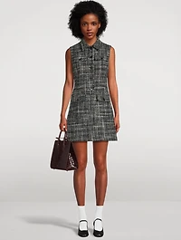 Mélange Tweed Mini Dress