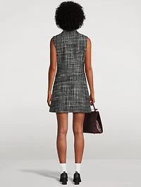Mélange Tweed Mini Dress