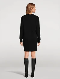 Felted Wool Cashmere Sweater Dress