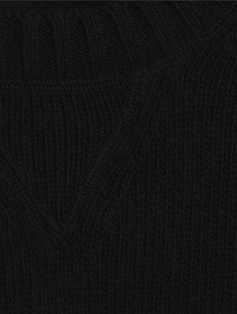 Felted Wool Cashmere Sweater Dress