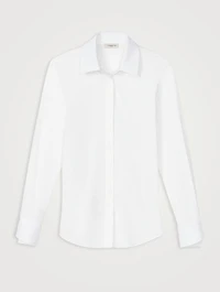 Wright Stretch Cotton Straight-Fit Shirt