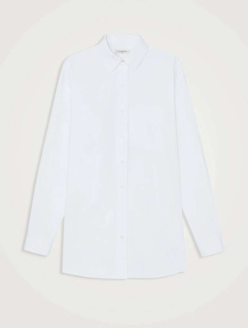 Organic Poplin Oversized Shirt