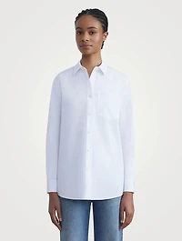Organic Poplin Oversized Shirt