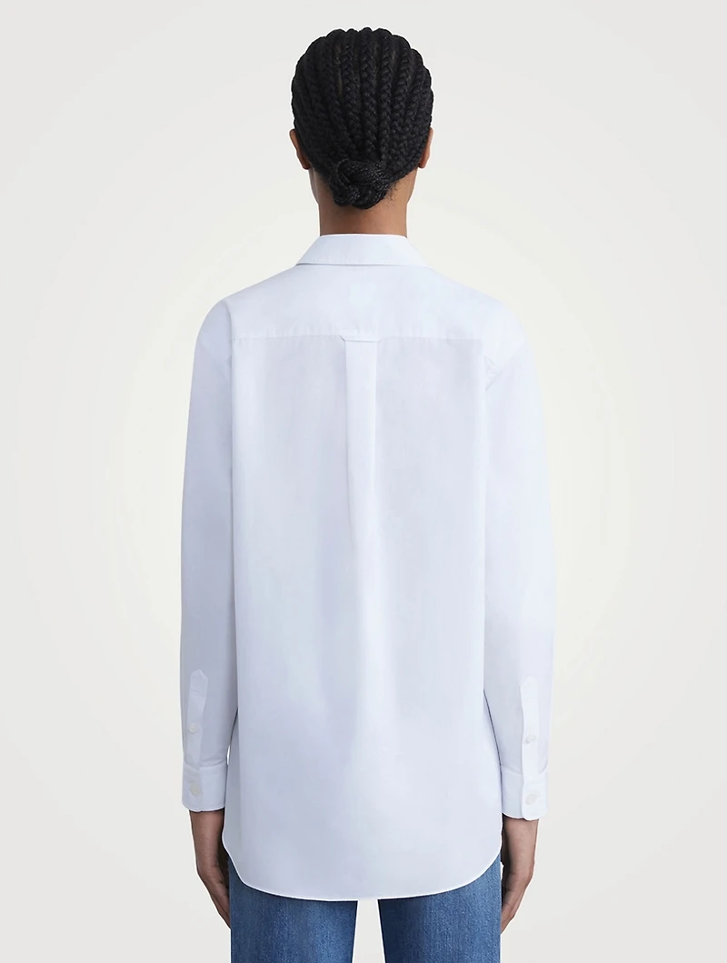 Organic Poplin Oversized Shirt