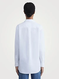 Organic Poplin Oversized Shirt