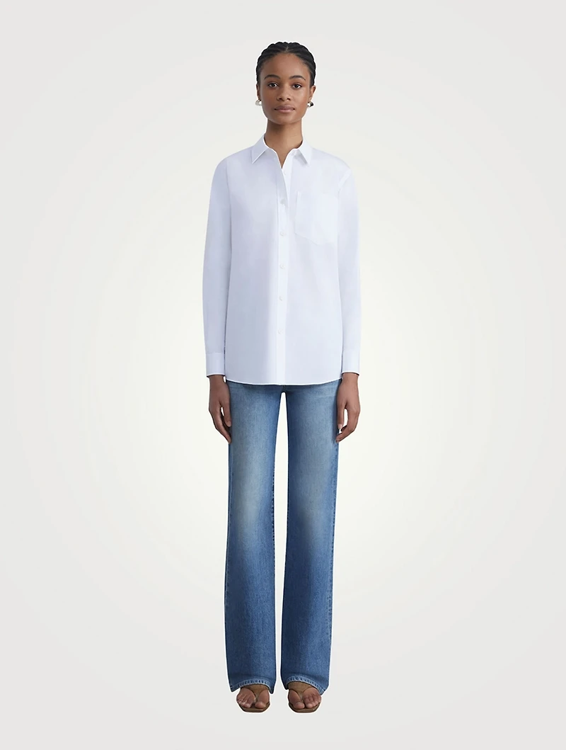 Organic Poplin Oversized Shirt
