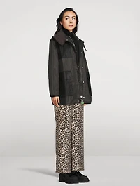 GANNI x Barbour Waxed Cotton Duffle Coat