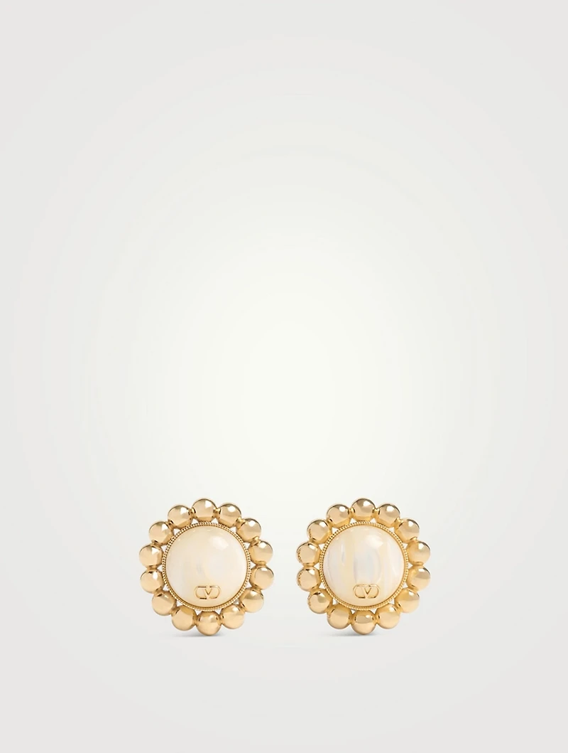 Perla Barocca Clip-On Earrings