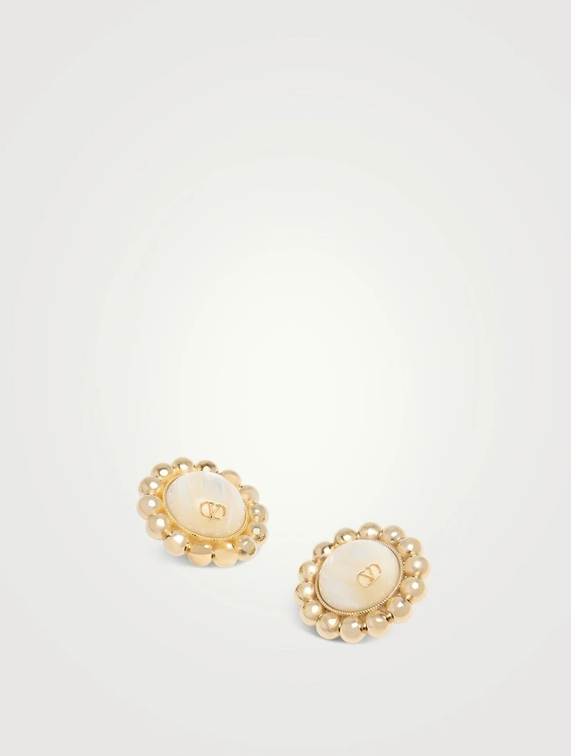 Perla Barocca Clip-On Earrings