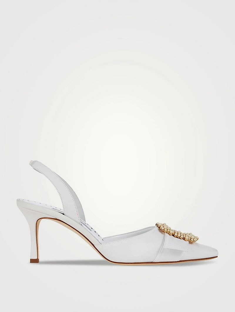 Gibsli Satin Slingback Pumps