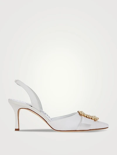 Gibsli Satin Slingback Pumps