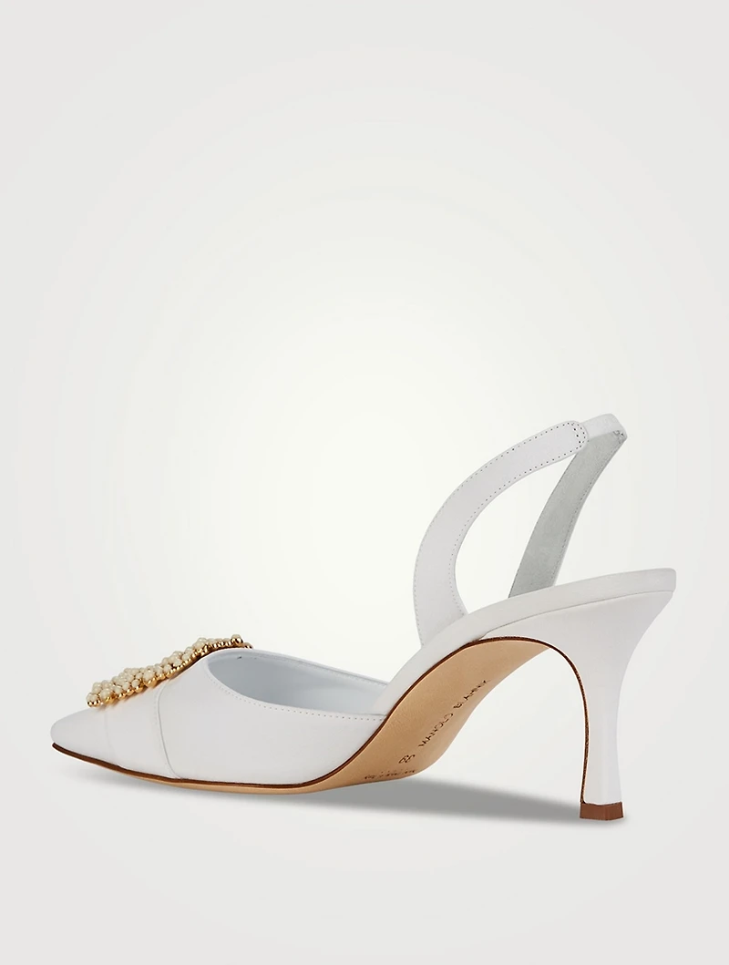 Gibsli Satin Slingback Pumps