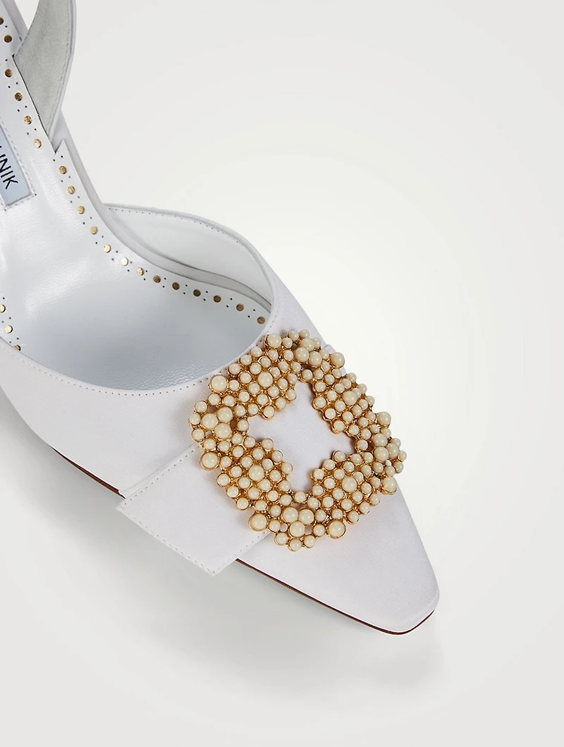 Gibsli Satin Slingback Pumps