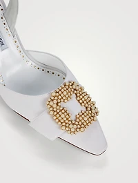 Gibsli Satin Slingback Pumps