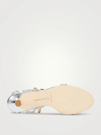 Chafarsan Metallic Leather Sandals