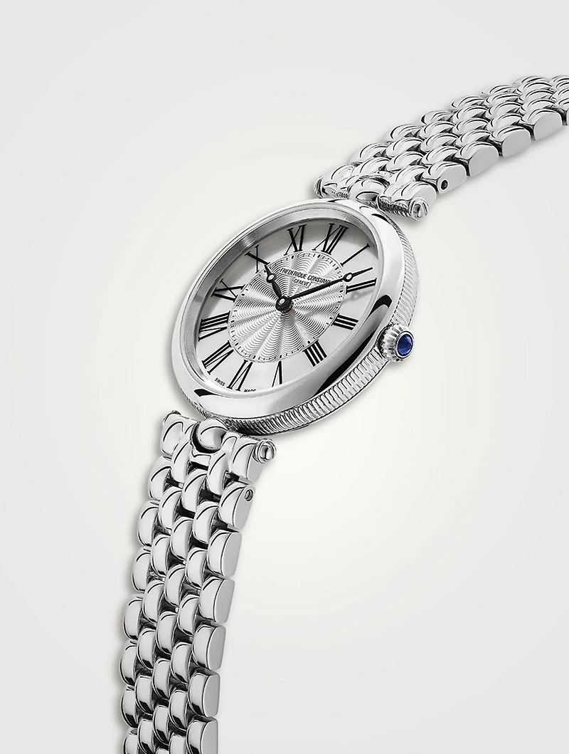 Classics Art Deco Mother Of Pearl Stainless Steel Watch