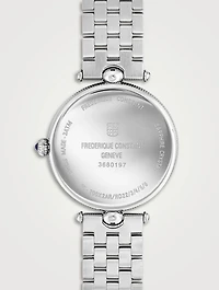 Classics Art Deco Mother Of Pearl Stainless Steel Watch