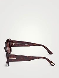 Brigitta Rectangular Sunglasses
