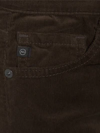 Mari Slim Straight Corduroy Trousers