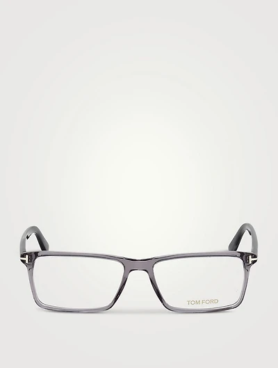 Rectangular Optical Glasses With Blue Block Lenses