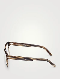 Square Optical Glasses With Blue Block Lenses