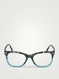 Round Optical Glasses With Blue Block Lenses