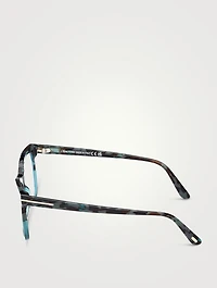 Round Optical Glasses With Blue Block Lenses
