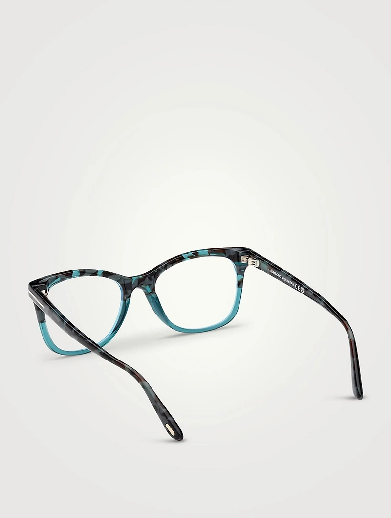 Round Optical Glasses With Blue Block Lenses