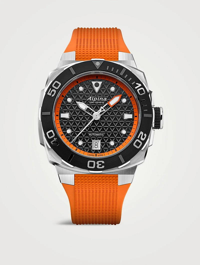 Seastrong Diver Extreme Automatic Stainless Steel Rubber Strap