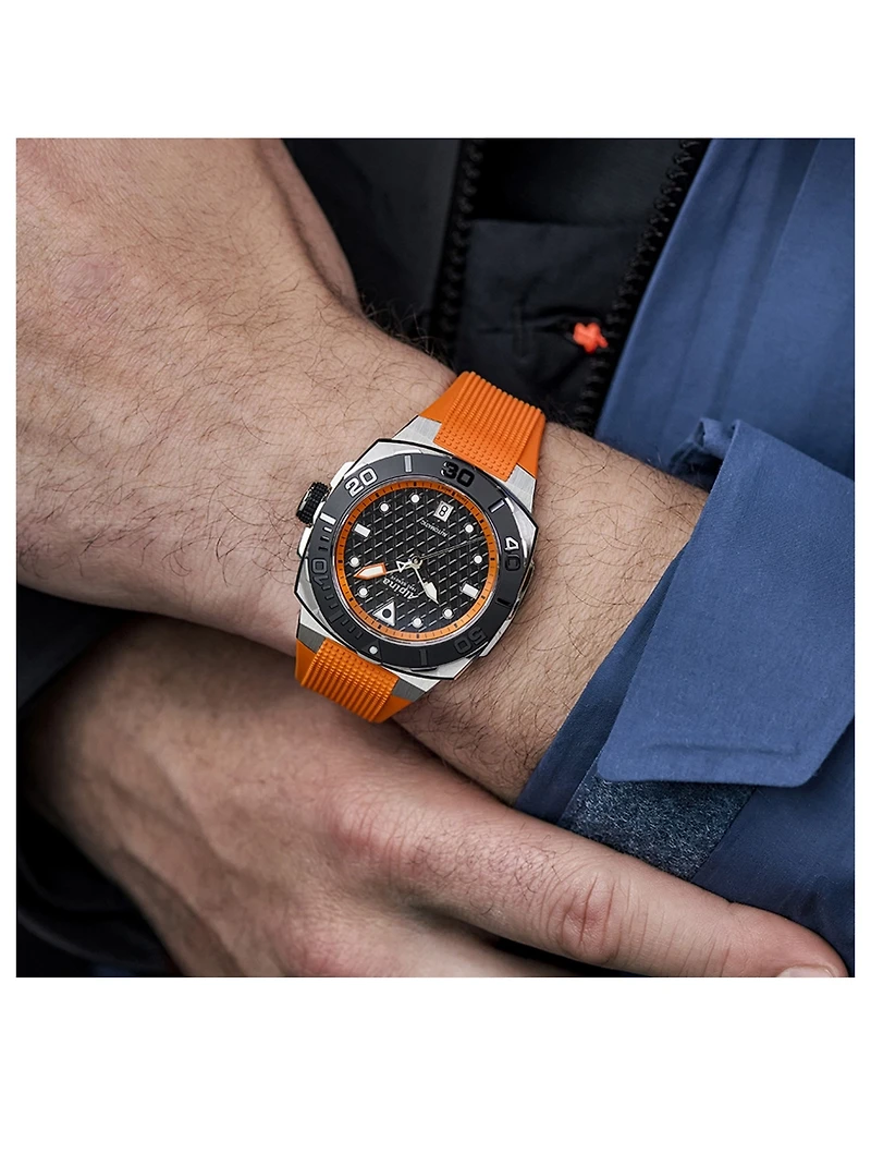 Seastrong Diver Extreme Automatic Stainless Steel Rubber Strap