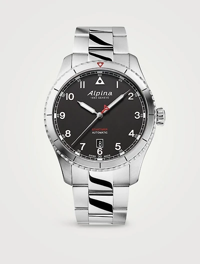 Startimer Pilot Automatic Stainless Steel Bracelet Watch