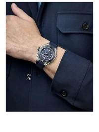 Seastrong Diver Extreme Automatic Stainless Steel Rubber Strap Watch