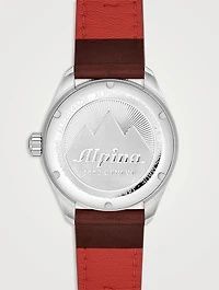 Alpiner 4 Automatic Stainless Steel Leather Strap Watch