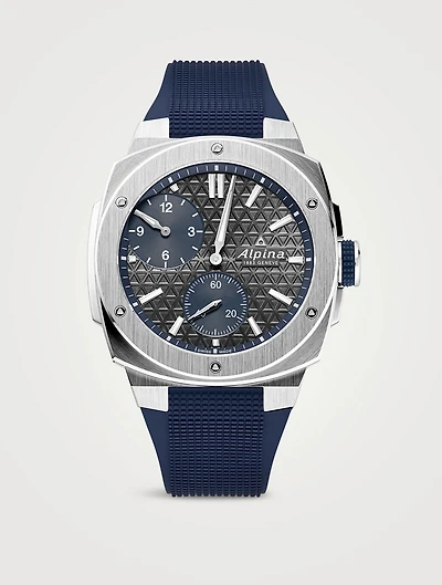 Limited Edition Alpiner Extreme Regulator Automatic Stainless Steel Rubber Strap Watch