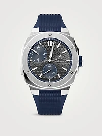 Limited Edition Alpiner Extreme Regulator Automatic Stainless Steel Rubber Strap Watch