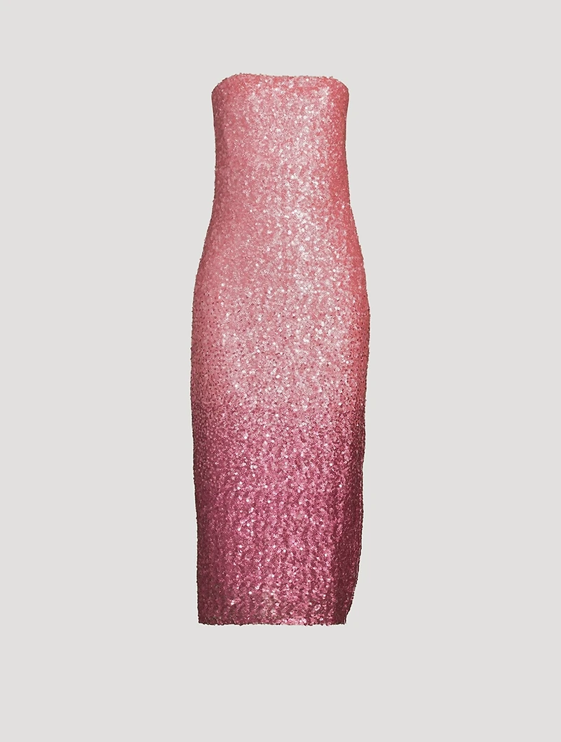 Stasia Ombré Sequin Midi Dress