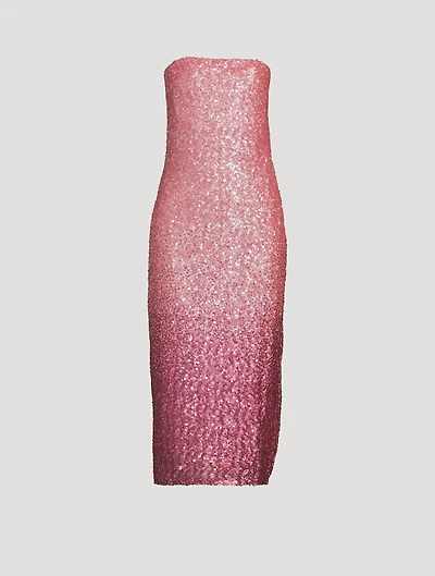 Stasia Ombré Sequin Midi Dress