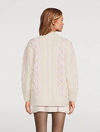 Kassius Ribbon-Trimmed Cardigan