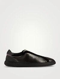 G Set Leather And Suede Sneakers
