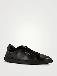 G Set Leather And Suede Sneakers