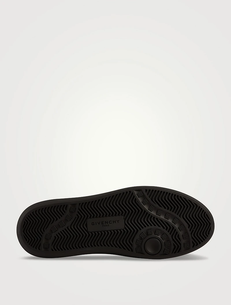 G Set Leather And Suede Sneakers