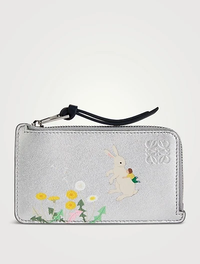 Loewe x Suna Fujita Coin Metallic Leather Card Holder