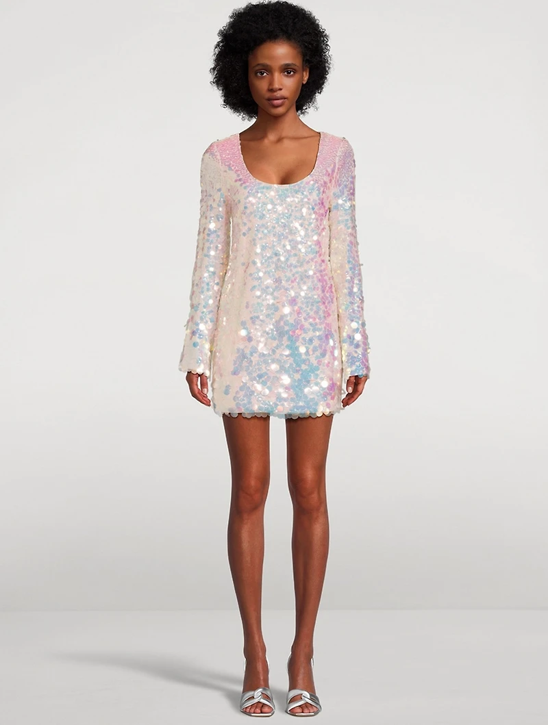 Risbo Sequin Mini Dress