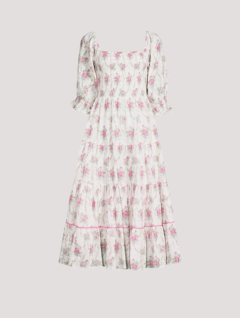 Rigby Midi Dress Floral Print