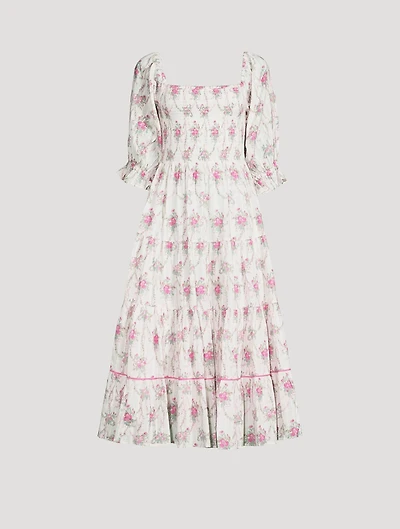 Rigby Midi Dress Floral Print