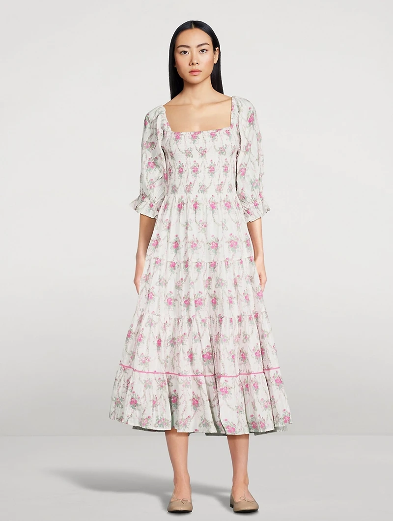 Rigby Midi Dress Floral Print