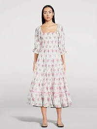 Rigby Midi Dress Floral Print