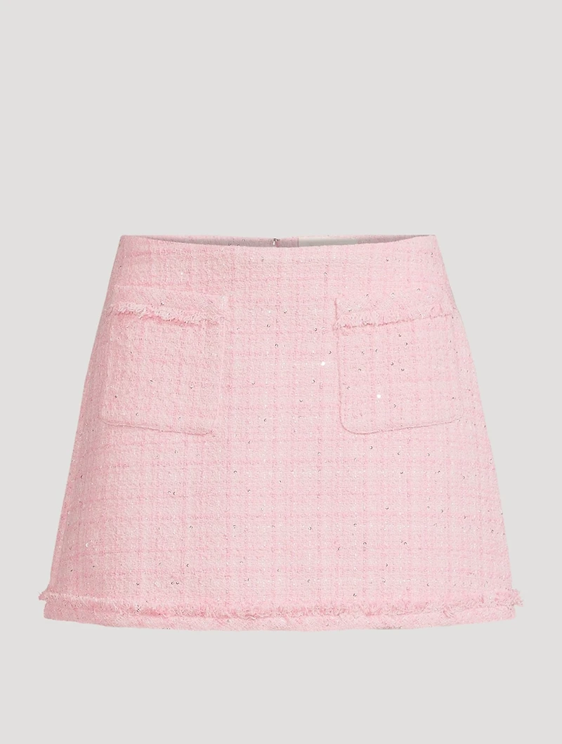 Adalena Tweed Mini Skirt