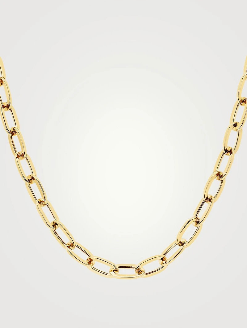 14K Gold Jumbo Link Necklace
